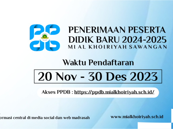 PPDB MI ALKHOIRIYAH 2024-2025